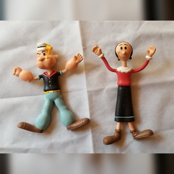 Popeye the Sailor Man & Olive Oil action figures - Picture 8 of 8